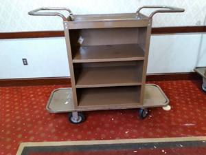 lot 709 image: Metal Utility Cart