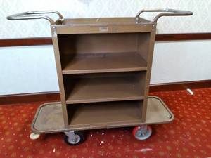 lot 711 image: Metal Utility Cart