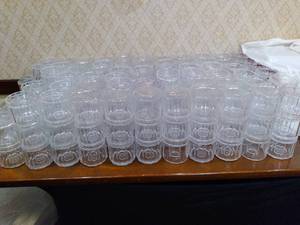 lot 715 image: Large Lot of Small Clear Lidded Dishes