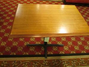 lot 297 image: Square Pedestal Table