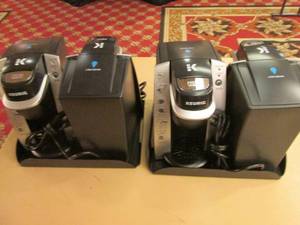 lot 302 image: Lot of 4 Keurig K-Cup In Room Brewing Systems