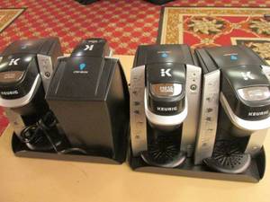 lot 315 image: Lot of 4 Keurig K-Cup In Room Brewing Systems