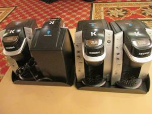 lot 317 image: Lot of 4 Keurig K-Cup In Room Brewing Systems