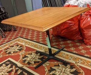 lot 341 image: Square Pedestal Table