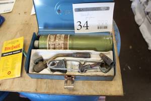 lot 34 image: Benz-O-Matic Propane Torch Set  with Metal Case