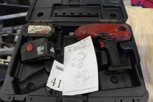 lot 41 image: Snap-on 18V Cordless Impact Wrench  with Batteries (x2), Charger, Case