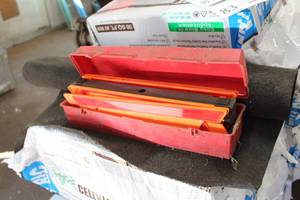 lot 87 image: James King & Co Warning Triangle Flare Kit  with Plastic Case