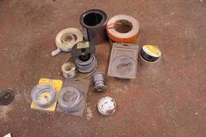 lot 156 image: Lot of Tape, Wire, Soldering Wire