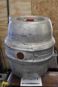 lot 212 image: Grain Belt Beer Keg