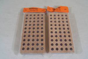 lot 14 image: 2 Midway #4 Wood Reloading Trays