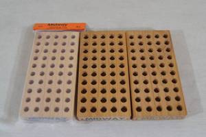 lot 15 image: Midway Wood Reloading Trays - #3, #4, #5