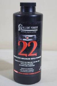lot 44 image: 1 Lb Alliant Reloader 22 Smokeless Magnum Rifle Gun Powder