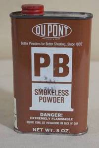 lot 61 image: 8 Oz Du Pont PB Smokeless Gun Powder