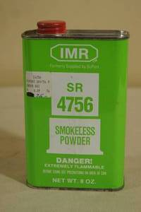 lot 63 image: 8 Oz IMR SR-4756 Smokeless Gun Powder
