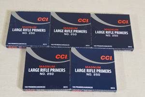 lot 66 image: 500 CCI No 250 Magnum Large Rifle Primers