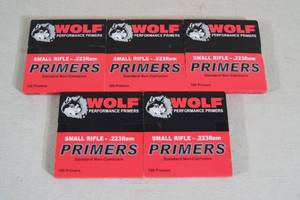lot 75 image: 500 Wolf Small Rifle .223 Rem Primers