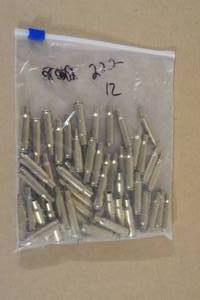 lot 97 image: Bag of Empty .222 Shell Casings