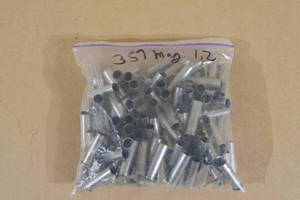 lot 94 image: Bag of Empty .357 Mag Shell Casings