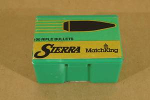 lot 82 image: 100 Sierra 30 Cal .308 Dia 168 Gr HPBT Match Bullets