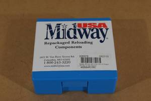 lot 83 image: 100 Midway USA 45 Cal .451 Dia 200 Gr Plated HP Bullets