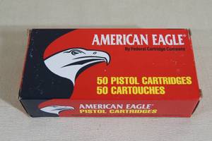 lot 101 image: 50 Federal American Eagle .45 GAP 185 Gr TMJ Ammo