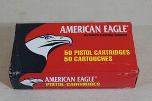 lot 102 image: 50 Federal American Eagle .45 GAP 230 Gr FMJ Ammo