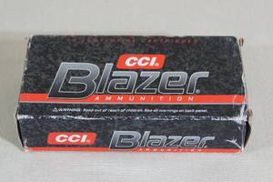 lot 110 image: 50 CCI Blazer 10mm Auto 200 Gr TMJ Ammo
