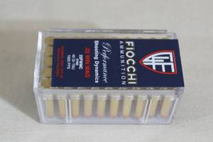 lot 121 image: 50 Fiocchi .22 Win Mag 40 Gr TMJ Ammo