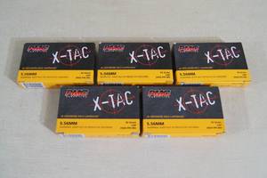 lot 124 image: 100 PMC X-Tac 5.56mm 62 Gr LAP Ammo
