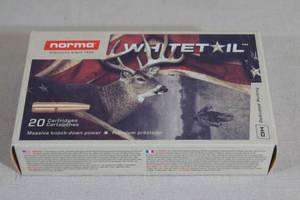 lot 145 image: 20 Norma Whitetail .30-06 Sprg 150 Gr SP Ammo