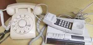 lot 60 image: Vintage Telephones  Rotary Dial & Alarm