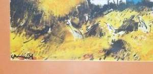 lot 40 image: Working The Hay Field Framed Print