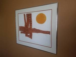 lot 42 image: Signed Fine Art Print- Moon Figure