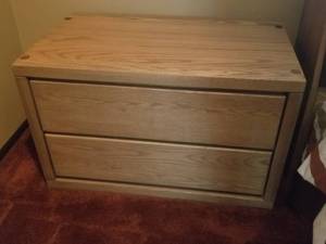 lot 33 image: Conant Ball Bedside Table