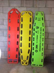 Lot Of 3 Ambu NAJO Medical Backboards
