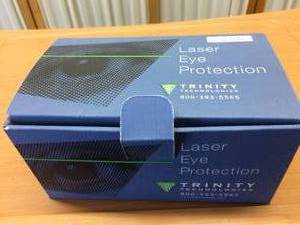 MSRP $500 Super Cool Trinity Technologies Laser Eye Safety Protection Glasses Googles - Excellent Condition - In Original Box - Could Be NEW