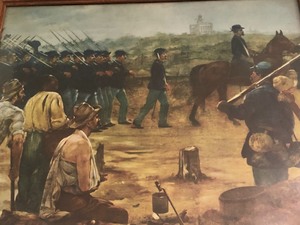 Vintage 1930s Era Civil War Framed Print - 4th Minnesota Regiment