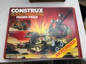 Large CONSTRUX Military Series Motorized Toy Building System