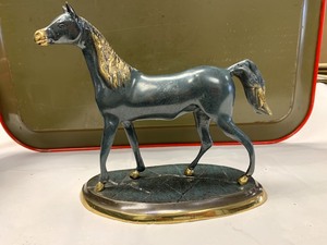 Solid Brass Horse Statue
