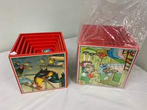 2 Sets of German Eichhorn Stackable Wood Nesting Boxes