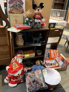 Contents of Bookshelf &amp Floor Section