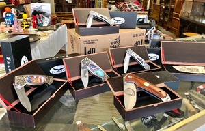 Lot of 6 FAULKNER Knives wBoxes