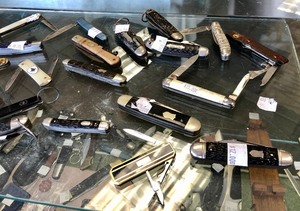 Large Group of Vintage Pocket Knives