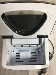 lot 54 image: Insignia - 33-Lb. Portable Ice Maker - Stainless steel