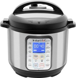 lot 59 image: Instant Pot - Smart Wifi 6 Quart Multi-Use Pressure Cooker - Silver