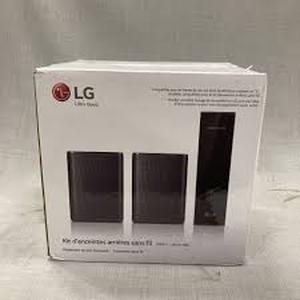 lot 78 image: LG 2.0 Channel Sound Bar Wireless Rear Speaker Kit-SPK8-S - used