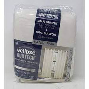 lot 92 image: Eclipse Duotech Total Blackout Window Curtain Panel