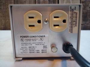 lot 124 image: AMETEK Powervar 61018-21GR 1.5amp Power Line Conditioner