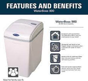 lot 136 image: Waterboss 36,400-Grain Water Softener System - NEW