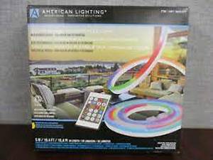 lot 69 image: American Lighting Color Changing Neon Flex Light with Remote Control